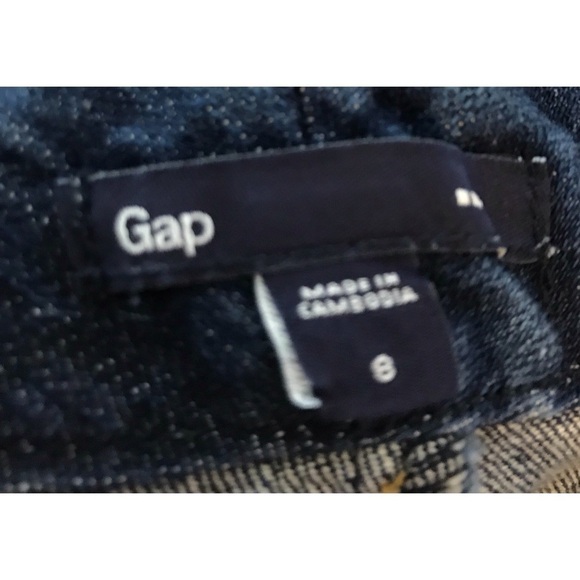 GAP Denim Trouser Mini Skirt - Picture 4 of 7